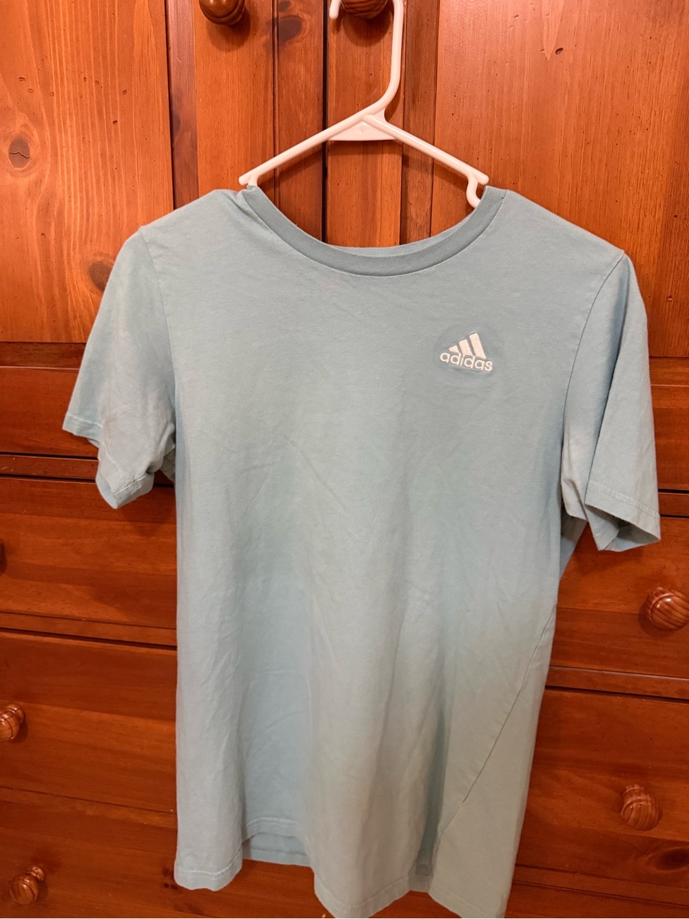 Adidas Boy’s Light Green Crewneck T-Shirt